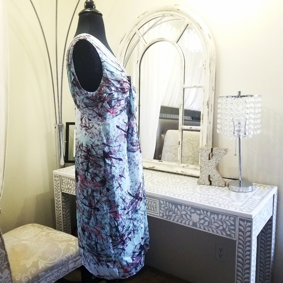 🍒EUC🍒 TED BAKER DRAGONFLY SHIFT DRESS - Picture 3 of 6